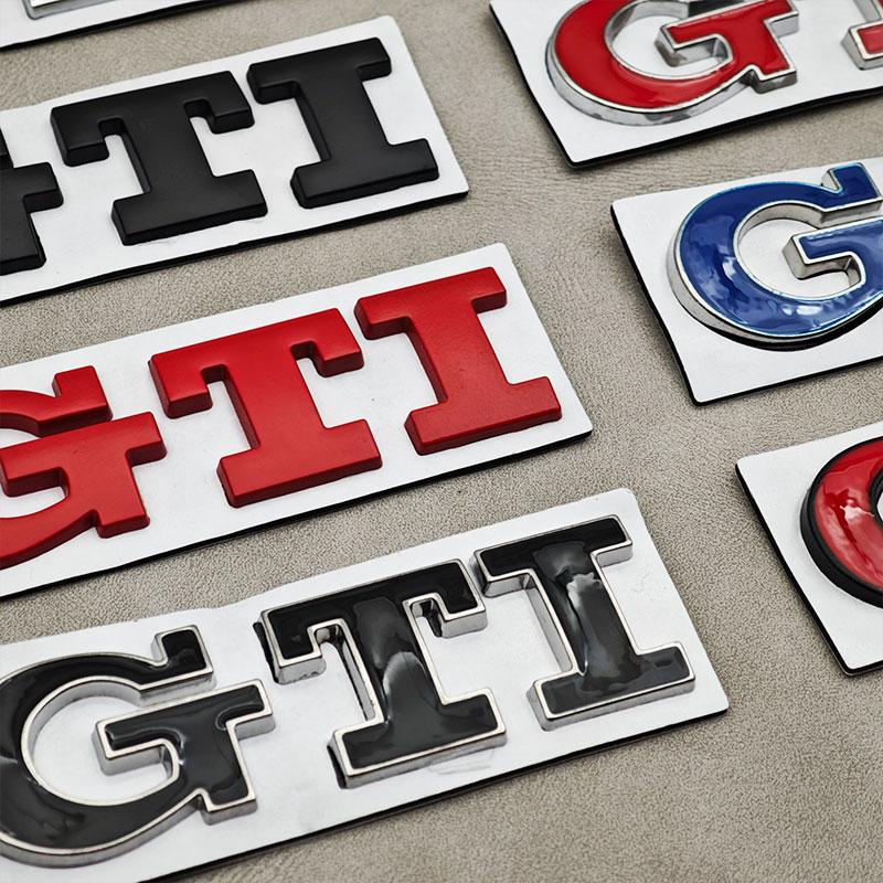 Для VW Volkswagen Jetta MK5 Golf 3D Металлический Логотип Значок GTI Задний Багажник Автомобиля Для Volkswagen VW Golf 4 5 6 7 8 Polo Jetta Tigua