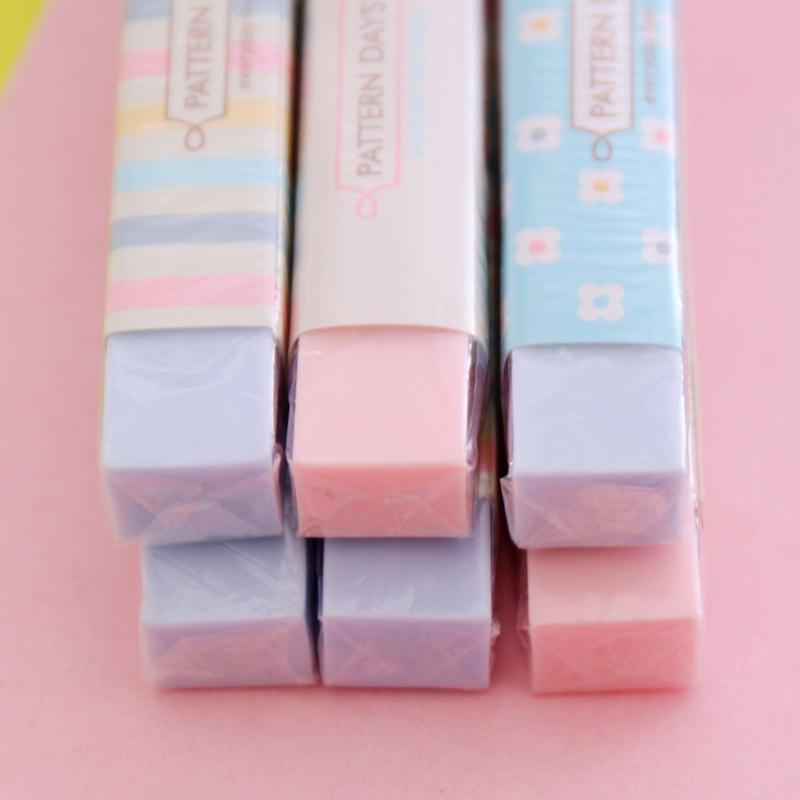 1 шт., резиновая милая резиновая полоска с радужным управлением, канцелярский ластик для детей, новинка, ластик