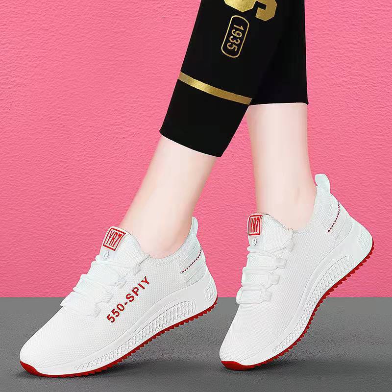 Casual Shoes for Women 2025 New Casual Sports Shoes for Women Mesh Breathable Korean Style Trendy Shoes