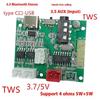 1Pcs Multifunction Speaker DIY 5.2 BT Module 5V 5W+5WTWS Power Amplifier Board 3.5AUX Wireless PCBA Board
