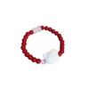 Hello Kitty Cat Cinnabar Beaded Bracelet Girls Suit Niche Temperament Chinese Bracelet Retro Versatile Internet celebrity Hand