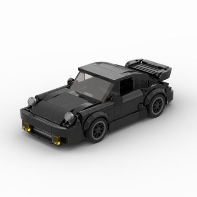 MOC-Черная птица (930)Турбо гоночный спорткар Машина Скорости Конструктор Кирпичики Креативный Гараж Игрушки для Мальчиков