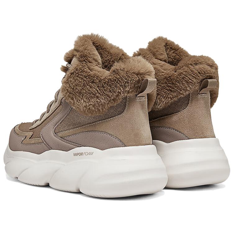 Skechers Современные Удобные Теплые Прочные Мягкие Комфортные Короткие Снегоступы Женские ботинки Коричневые 168063-MOC