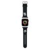 Karl Lagerfeld Klawmslkcnk Apple Watch 38/40/41Mm Black/Black Strap 3D Rubber Karl&Choupette Heads