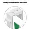 Крепежные кронштейны для рулонных штор Регулируемые, простая установка Держатель рулонных штор Детали для ремонта оконных жалюзи Без сверления