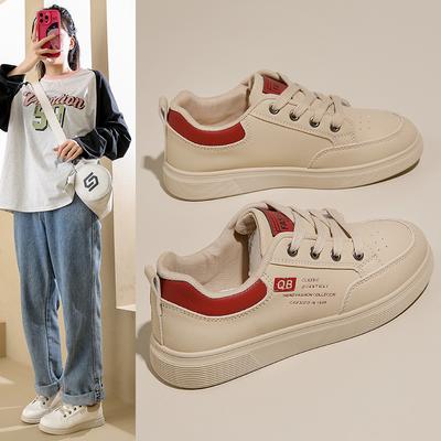 Маленькие белые туфли детские осенние новые корейская версия ins женские студенческие повседневные спортивные универсальные кеды уличная съемка Q7