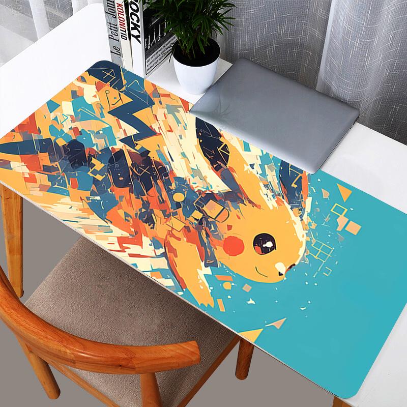 Коврик для мыши Аниме Геймер Покемон Пикачу Игровые Аксессуары Varmilo Клавиатура ПК Компьютер Прочный Настольный Коврик XXL Ковер Коврик для Мыши