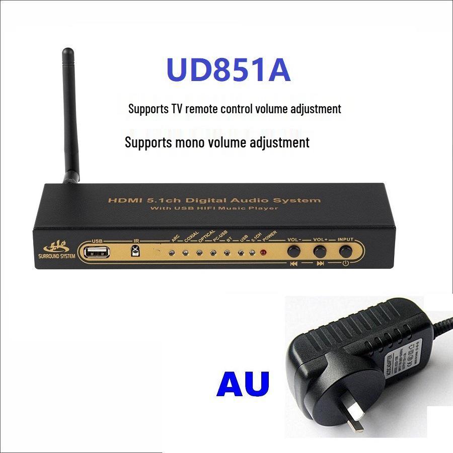 Декодер ЦАП 5.1-канального звука DTS Dolby AC3 с Bluetooth, HDMI, USB-подключением
