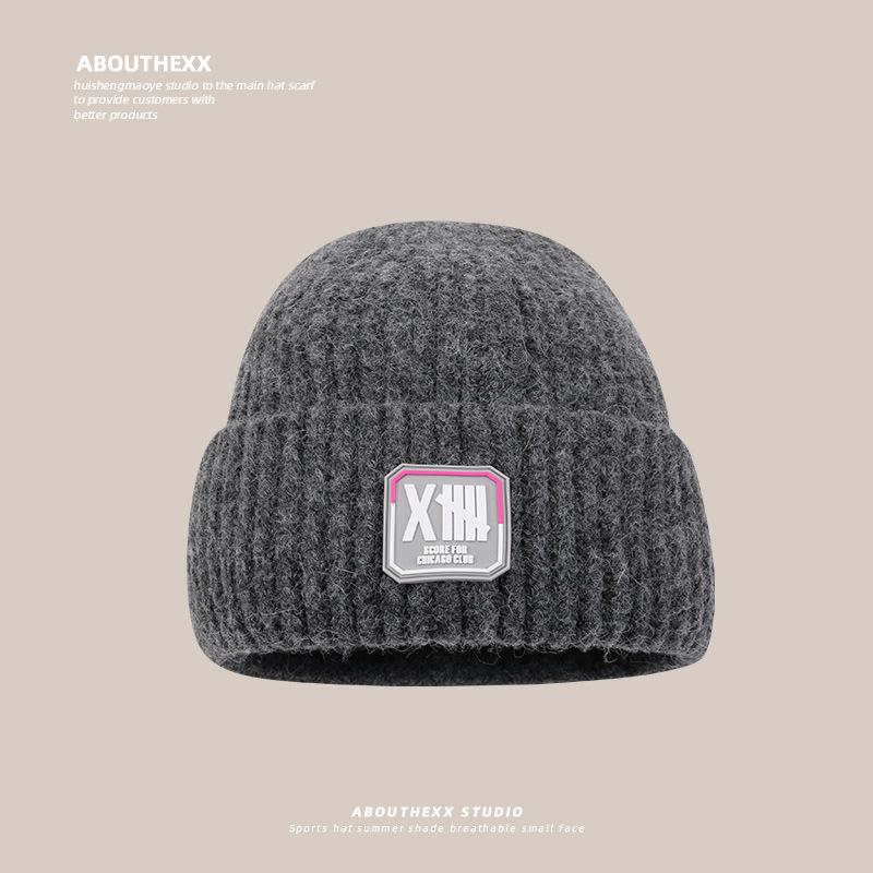 Hats for Women Warm Knitted Hats Korean Style Fashionable and Versatile Student Outdoor Cold Wool Hats Japanese Cold Hats Men