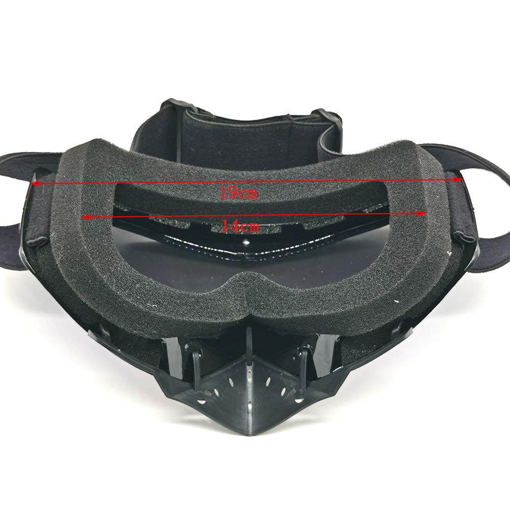 [ZSADZS] Мотоциклетные очки - Гибкие, Пылезащитные, Ветрозащитные, Ударопрочные, Защита от УФ-лучей, Легкое хранение, Унисекс (Цветные линзы)