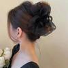 Sweet Chiffon Hair Claw Large Women Hair Grab Luxury Bow Shark Clip  Girl