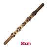 Premium Guasha Wood Stick Massage Tool with 31 Beads for Body Sculpting Fascia Release Lymphatic Drainage Natural Wood Massager