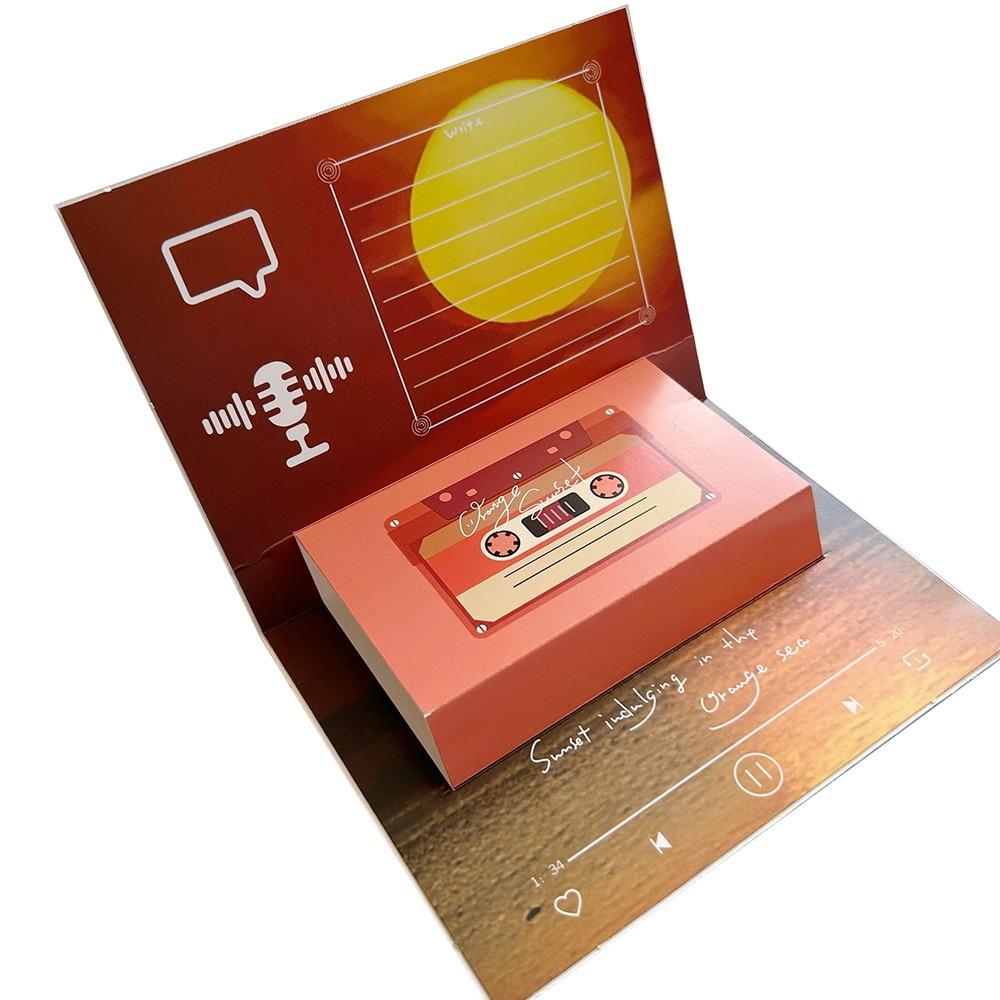 3D Stereo Blessing Card Christmas Confession Card Creative Recording Greeting Card
