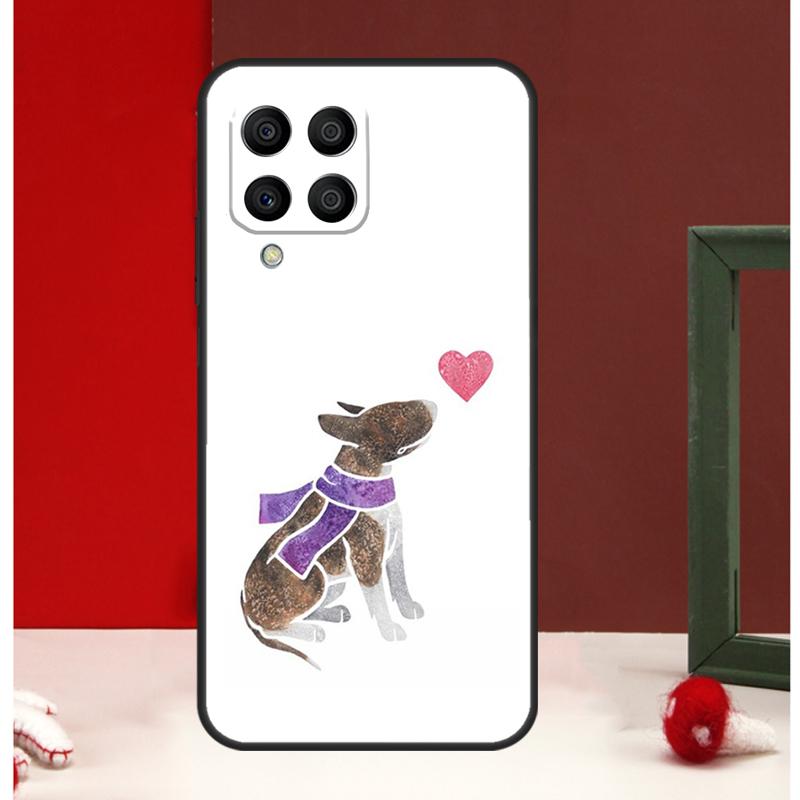 Чехол для собаки Английский Бультерьер для Samsung Galaxy M31 M11 M21 M14 M34 M54 M12 M32 M52 M15 M13 M16 M36 M56 M53 M35 M55