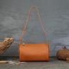 Genuine Leather Crossbody Bag Casual Versatile Solid Color Pillow Bag Soft Cowhide Shoulder Bags
