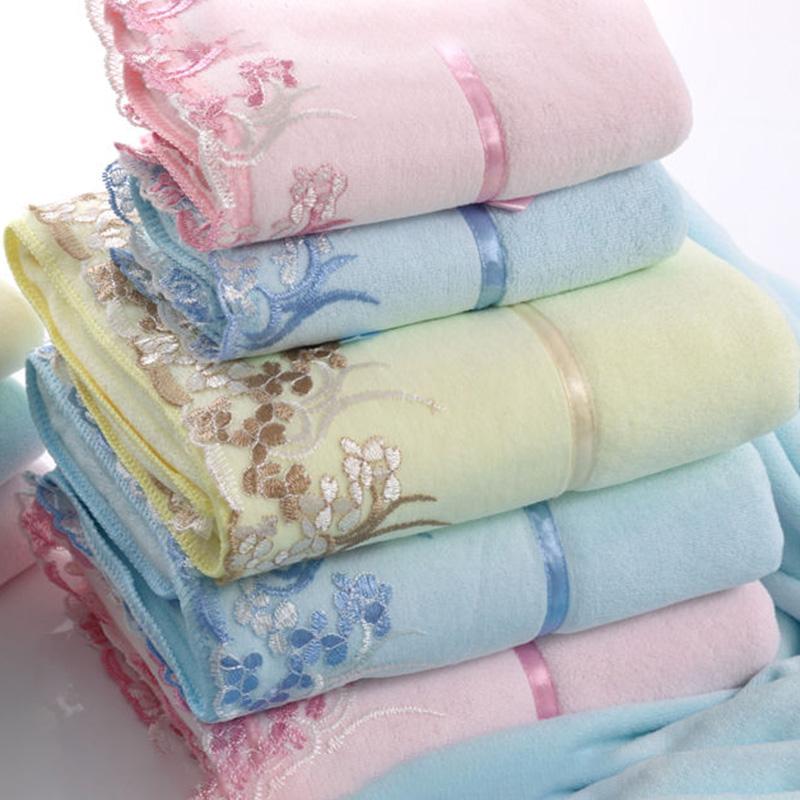 Набор бытовых полотенец на каждый день из 2 предметов, толстое впитывающее полотенце, банное полотенце, полотенце для лица, полотенце для лица, более впитывающее, чем чистый хлопок, без выпадения волос, полотенце для сухих волос