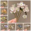 Flower Chinese Style Hair Stick Hair Comb Hanfu Hairpin Classical   Hanfu Accessories