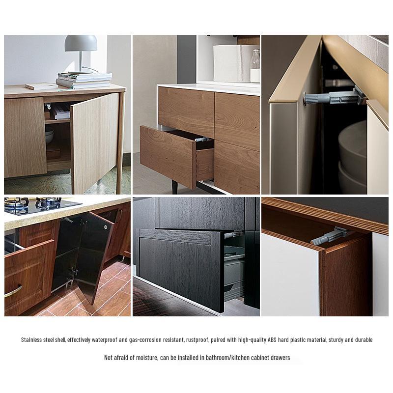 Магнитная защелка Kinnate без ручки из нержавеющей стали для кухонных, платяных и гардеробных дверей