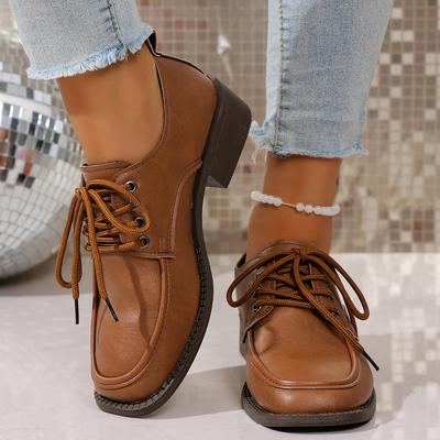 Женская обувь для внешней торговли, маленькие кожаные туфли в британском стиле, новинка весны и осени, рабочая обувь на мягкой подошве, туфли-лодочки на низком каблуке, на толстом каблуке, толстые-