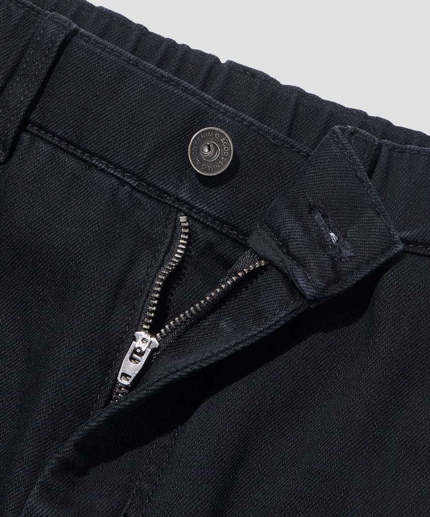 Age O.D. Vintage Elastic Waist Balloon Denim Pants [Black]