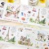 1 шт./1 лот Декоративные клейкие ленты Романтическое путешествие Junk Journal DIY Бумага Японские маскировочные Скрапбукинг Наклейки