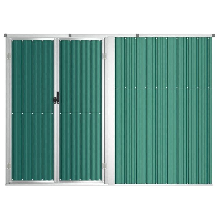 VidaXL Garden Tool Shed Storage Shed Tool Organizer Outdoor Storage Cabin Green 225x89x161 Cm 316213