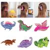 Cartoon Dinosaur Hair Clip Unique Hairpin Funny Acrylic Hairpieces Friendly Hair Decoration for Fashion Enthusiast