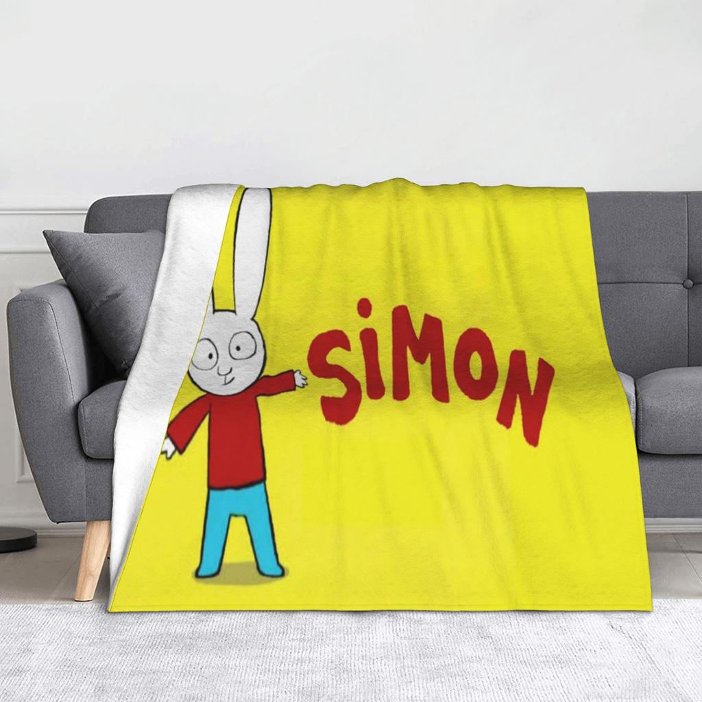 Плед Simon Super Rabbit Супер Мягкий Уютный Плед-Покрывало Для Кровати 50X60 Дюймов Разные Размеры Плюшевое Тонкое Одеяло