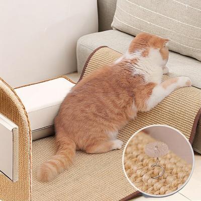 Коврик из сизаля для кошек, защита дивана, мебели, коврик для кошек, устойчивый к царапинам, износостойкий, товары для домашних животных, доска для кошачьих царапин