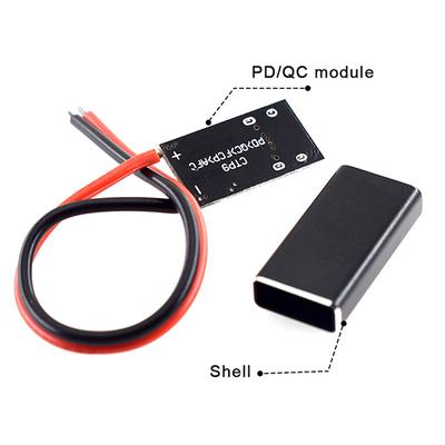 Плата-приманка Pd/Qc, модуль быстрой зарядки Usb Boost Type-C 9 В 12 В 15 В 20 В, модуль детектора опроса для быстрой зарядки