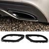 Exhaust Gloss Black Exhaust Tip Cover Trims Replacement for Mercedes‑Benz A B C E GLC CLS‑Class W177 W247 W205 W213 X253 C257