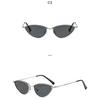 Women's sunglasses men's and women's retro metal cat eye sunglasses
