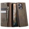 Для iPhone 13 Pro Max 6,7 дюйма Чехол CASEME Серия 033 Кошелек с блокировкой RFID Подставка Покрытие для телефона из кожи с текстурой теленка