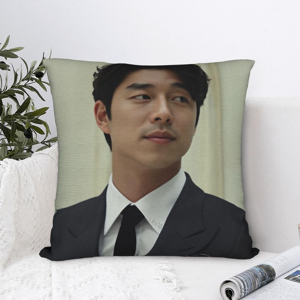 Pillow Case Gong Yoo Custom Pillow Cover For Sofa Home Decor Vintage Pillowcases