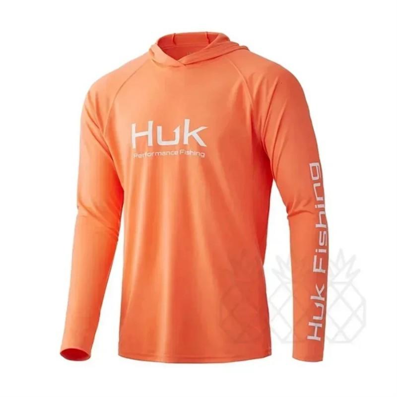 Lightweight Hooded Fishing Shirt Quick Dry UV Protection Breathable Long Sleeve Outdoor Angling Summer Fall