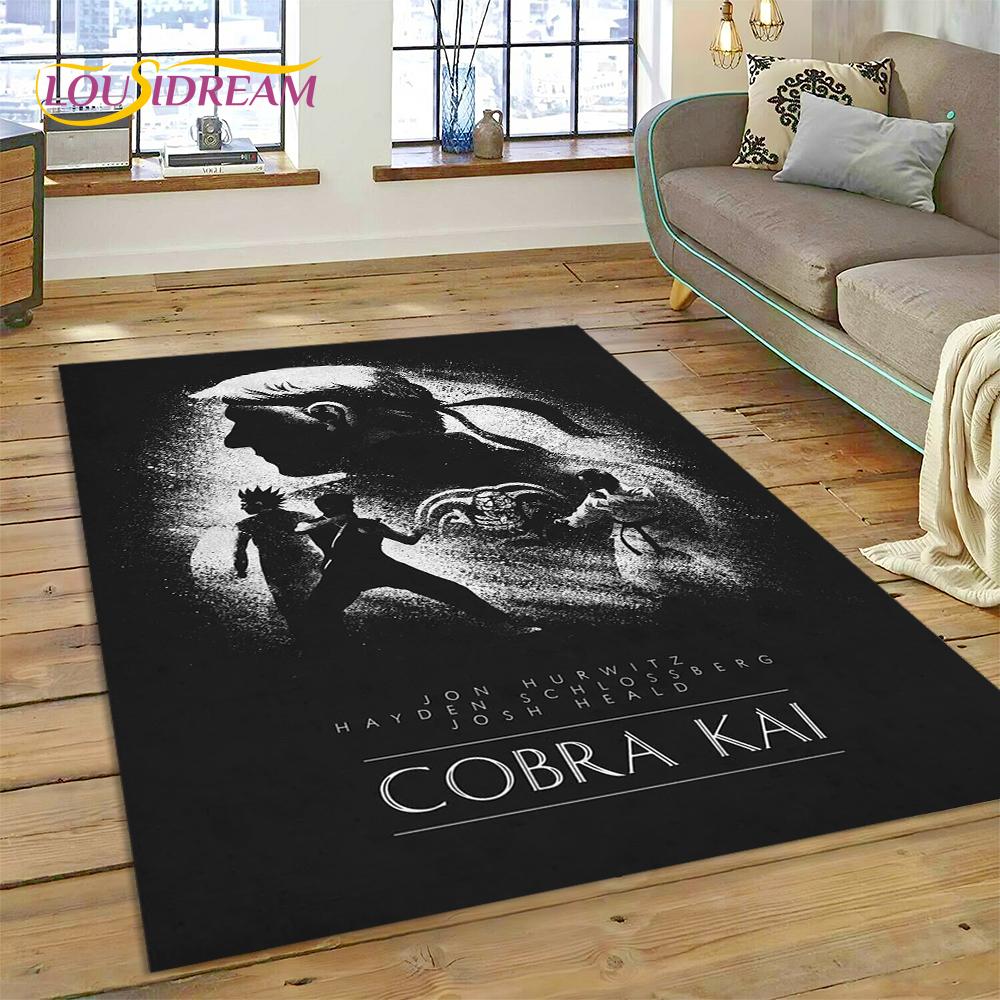 3D Ковер Cobra Kai Classics TV Аманда Карате для Гостиной Спальни, Нескользящий Коврик-Декор для Дивана, Придверный Коврик