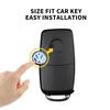 For VW 14mm Car Key Badge Emblems Replacement Car Key Stickers For Volkswagen VW Polo Passat B5 B6 B7 T4 T5 Golf 4 5 6 Tiguan Jetta GTI zs3