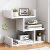Bookcase Desktop Desk Storage and Storage Rack Household Desk Small Bookshelf Bedroom Office Multi-layer Simple Shelf