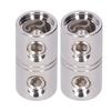 2pcs Power Cord Extension Terminal 0 Gauge Input Output Wire Coupler for Car Audio System