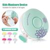 Electric Baby Nail Trimmer Kids Nail Polisher Manicure Set Newborn Infants Toddler Fingernail Clipper Cutter File Kit Care Tool