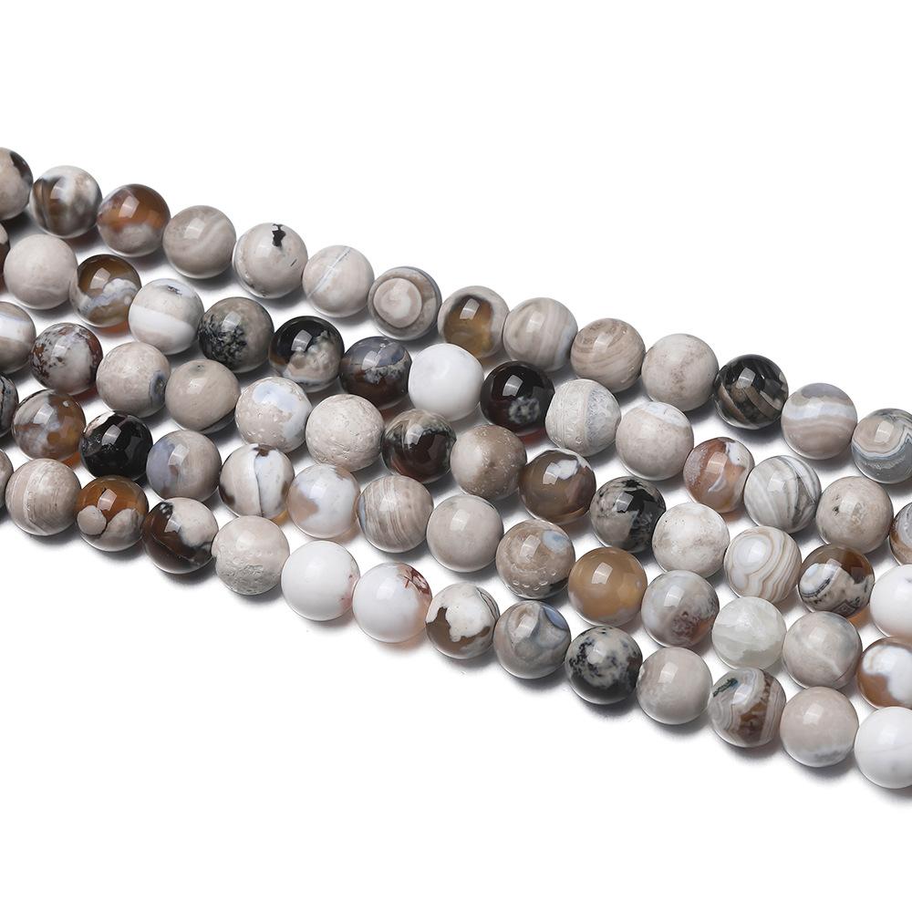 6/8/10 мм Натуральный камень Полуфабрикат Нанизанный