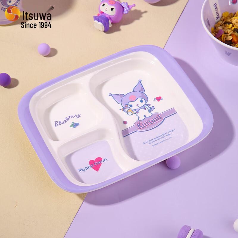 WUHE Набор из меламина с разделителями Sanrio Kuromi