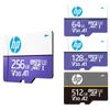 HP Mx330 Class 10 U3 V30 microSDXC Flash Memory Card - 100MB/s, Class 10, U3, V30, A1, 4K UHD, Full HD, UHS-I, Micro SD