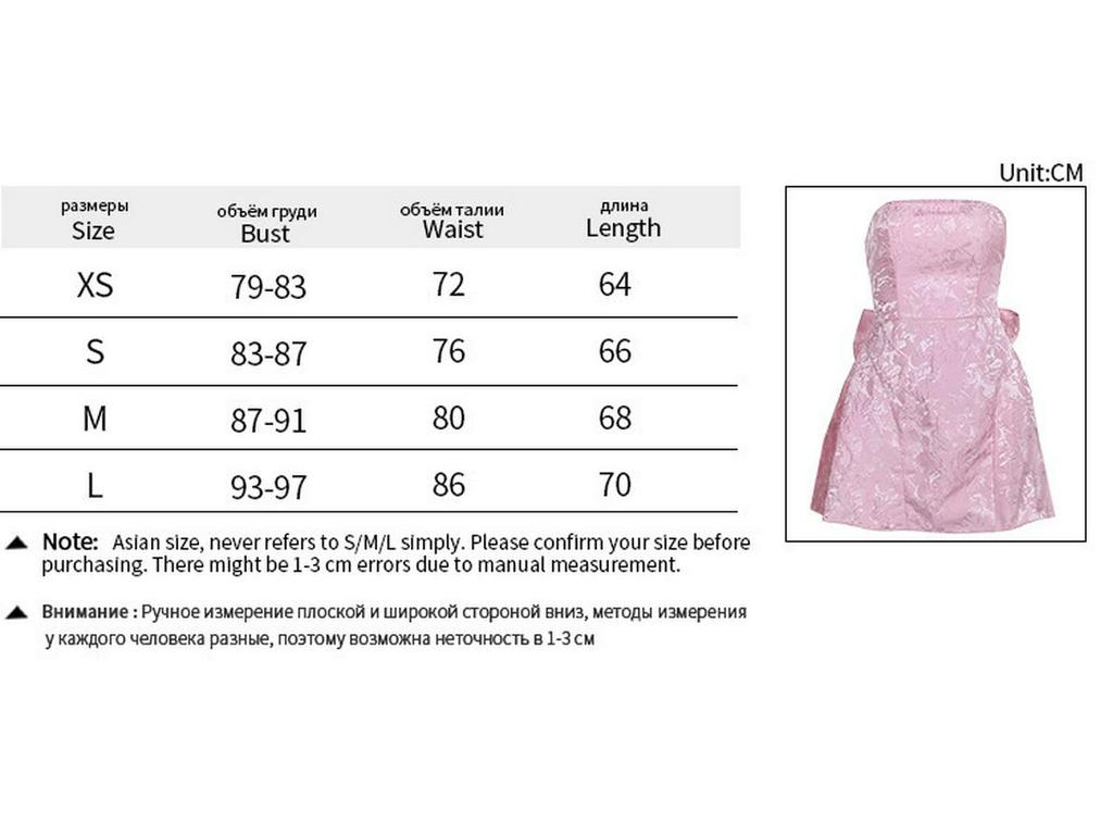 YJ24112 Лето 2024 Стильное жаккардовое мини-платье с бантом для женщин