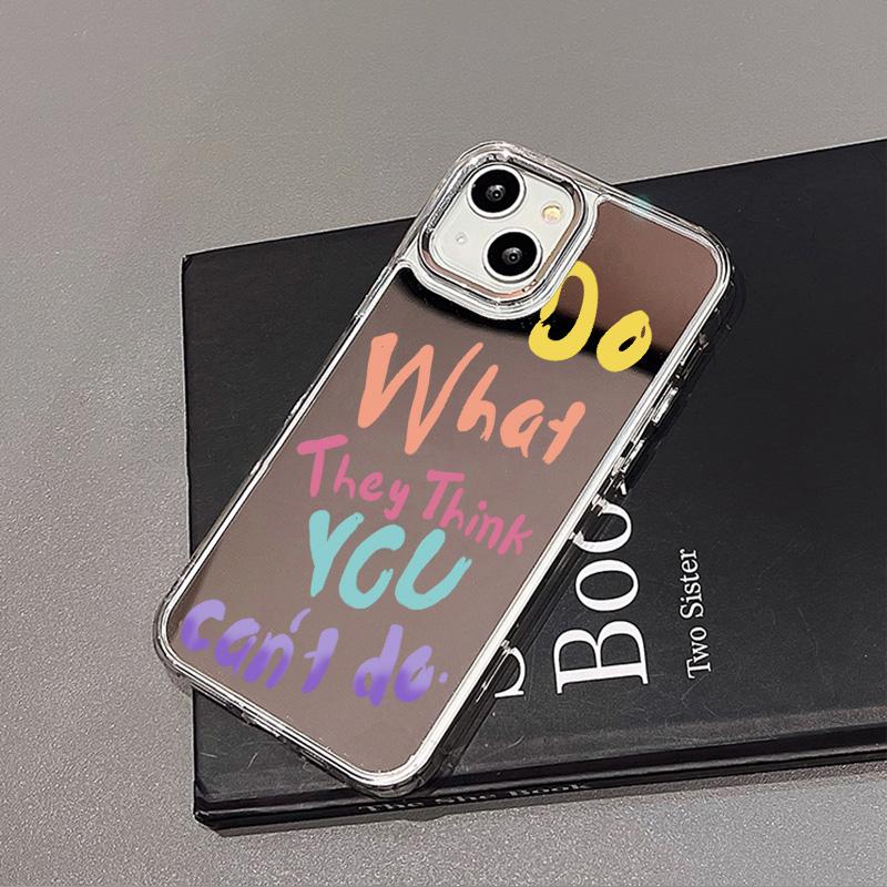 Чехлы для мобильных телефонов iPhone 11 13 XR 15 Pro Max 12 14 Pro Max Чехол iPhone 16 XS Max Зеркальный защитный чехол Зеркальный Изысканный мультяшный водонепроницаемый