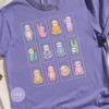 Sloth Shirt, Colorful 100% Airlume Cotton Graphic Design