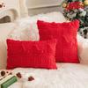 Плюшевая праздничная наволочка на подушку Рождественская декоративная наволочка на подушку Праздничные наволочки на подушки с рождественской елкой Мягкая плюшевая рождественская подушка для зимы