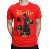 bBUFFY THE VAMPIRE SLAYER VINTAGE STYLE BTVS Funny Graphic 100 Cotton TShirt Buffy The Vampire Slayer Band Tops Tees For Unisex