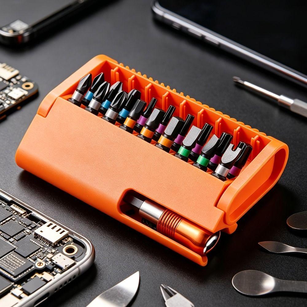 High Hardness Magnetic Screwdriver Set Multi Functional Portable Magnetic Screwdriver Bits Set Bit Drive Set