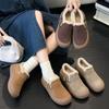 Retro Shoes, Women's Fleece Thickened Warm Shoes, Thick-soled Casual Cotton Shoes
